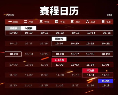 英雄联盟总决赛什么时候开始